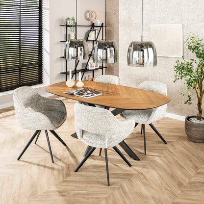 Pendelleuchte – 145×35×150 cm – Smoke grey Glas | Modell N0496