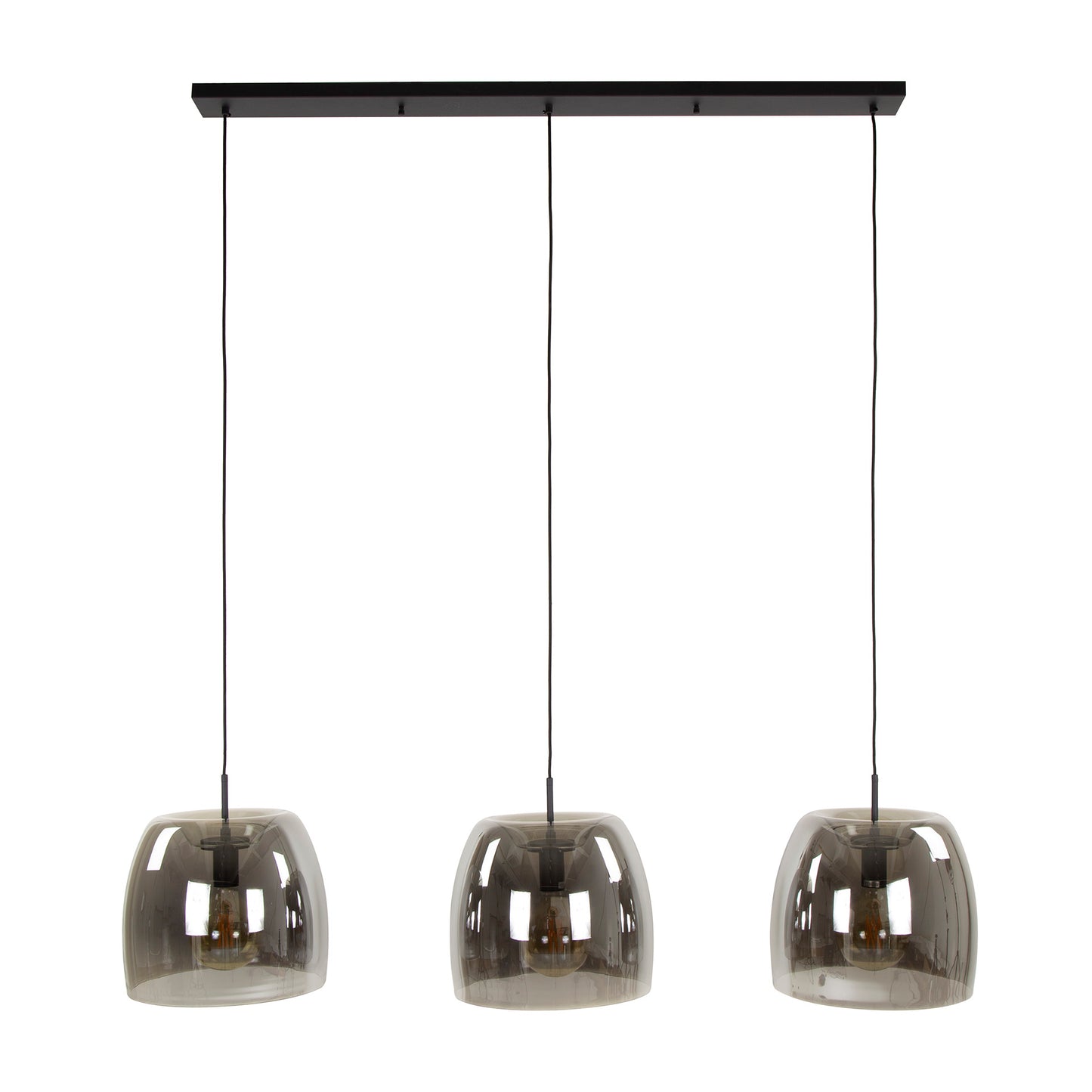 Pendelleuchte – 145×35×150 cm – Smoke grey Glas | Modell N0496
