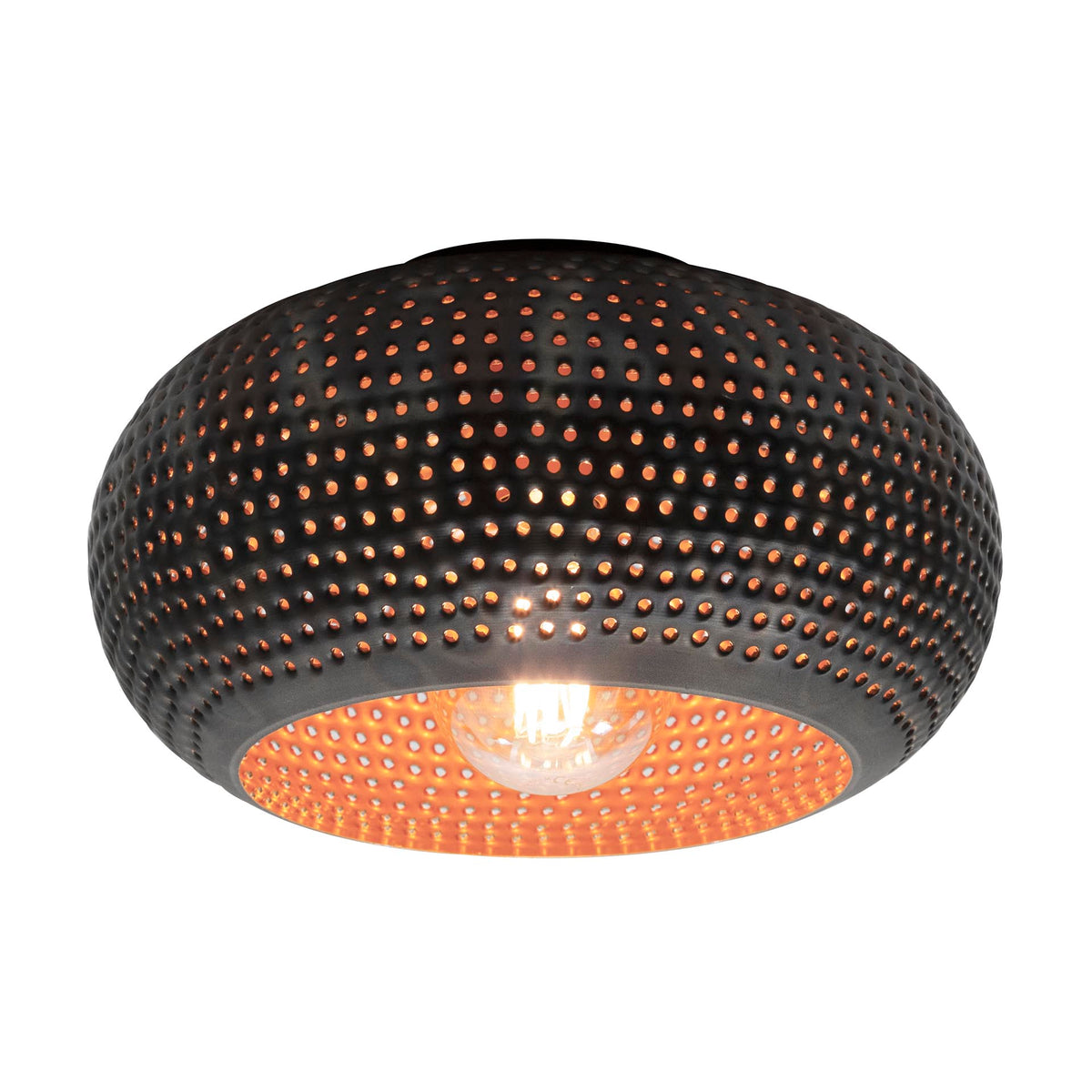 Deckenleuchte – 35×35×20 cm – Schwarzbraun | Modell N0499