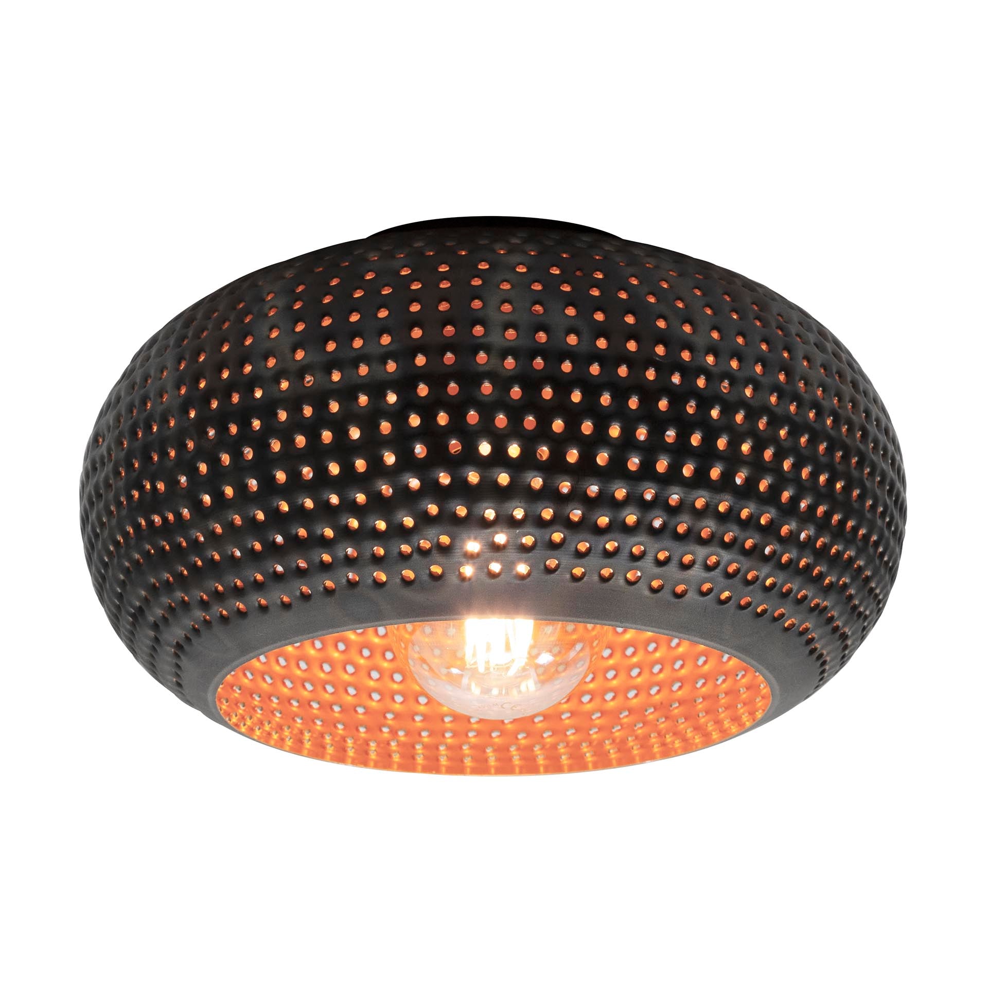 Deckenleuchte – 35×35×20 cm – Schwarzbraun | Modell N0499