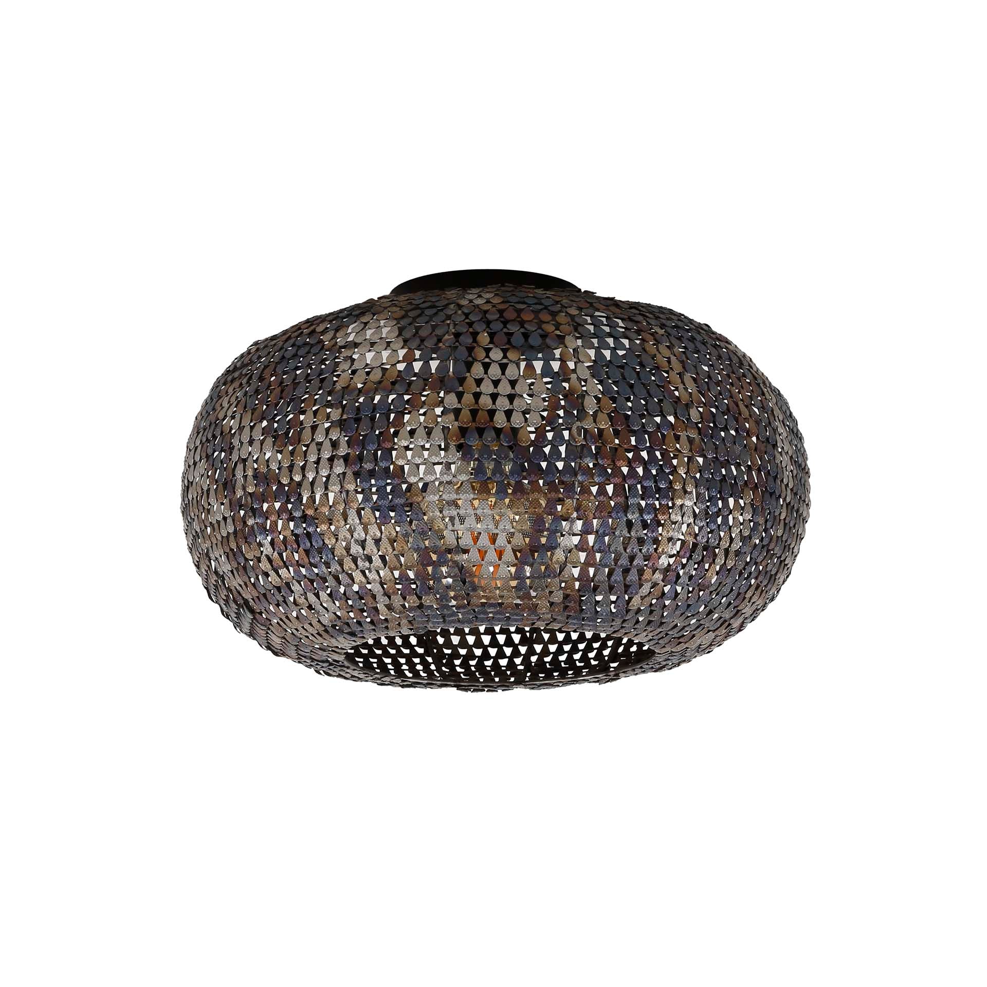 Deckenleuchte – 40×40×20 cm – Schwarzbraun | Modell N0503