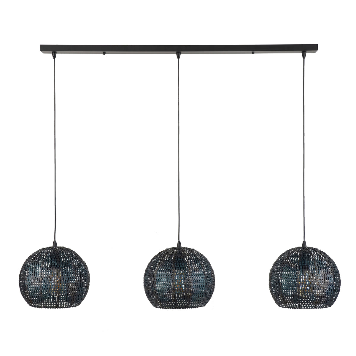 Pendelleuchte – 128×26×150 cm – Schwarzbraun | Modell N0505