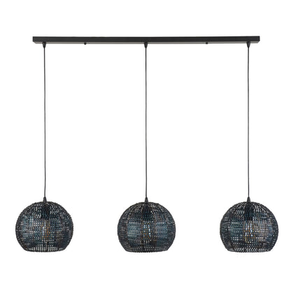 Pendelleuchte – 128×26×150 cm – Schwarzbraun | Modell N0505
