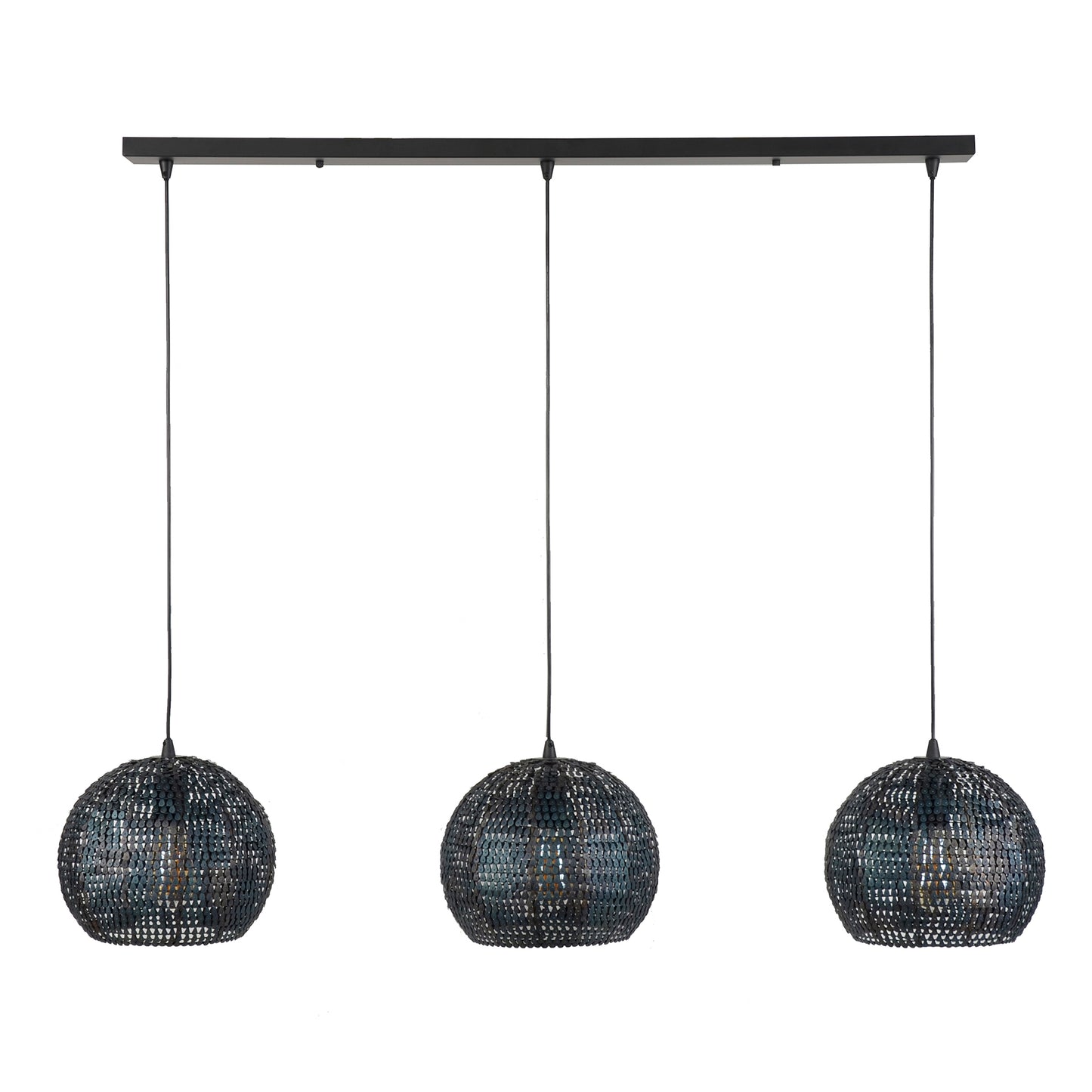Pendelleuchte – 128×26×150 cm – Schwarzbraun | Modell N0505
