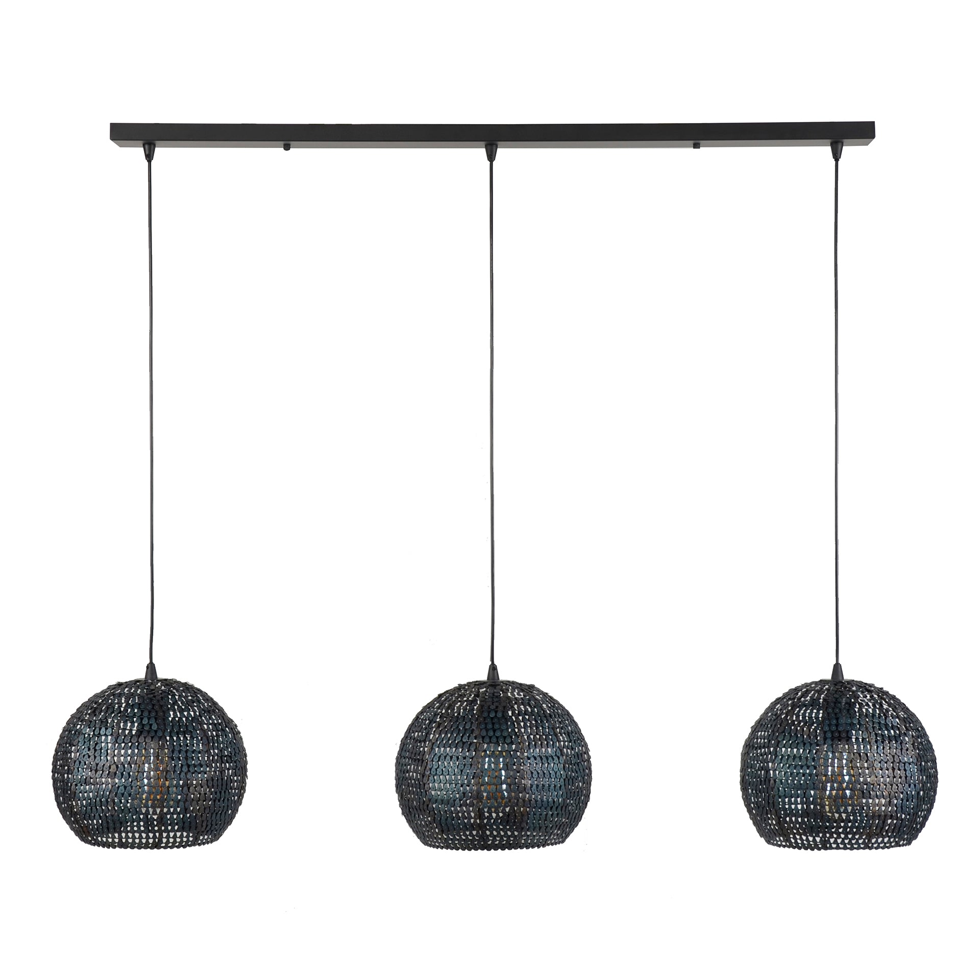 Pendelleuchte – 128×26×150 cm – Schwarzbraun | Modell N0505