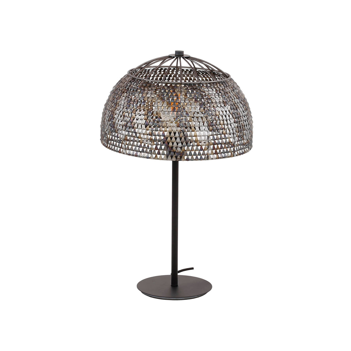 Tischleuchte – 35×35×55 cm – Schwarzbraun | Modell N0510
