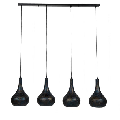 Pendelleuchte – 130×25×150 cm – Schwarzbraun | Modell N0511