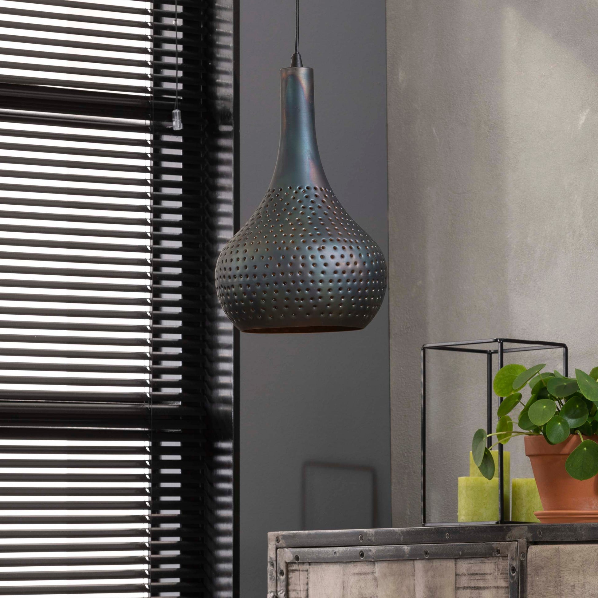 Pendelleuchte – 25×25×150 cm – Schwarzbraun | Modell N0512