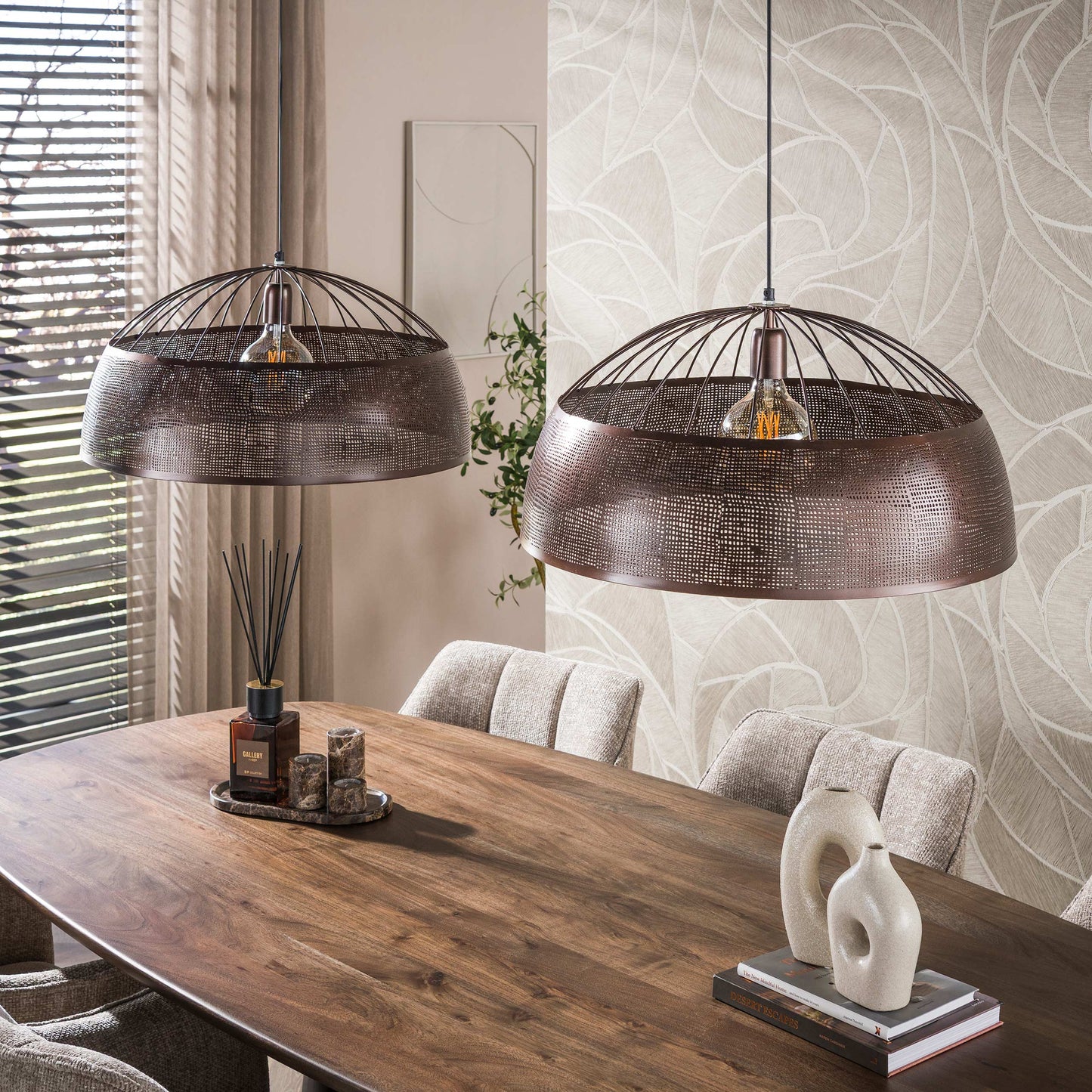 Pendelleuchte – 140×60×150 cm – Antikkupfer | Modell N0515