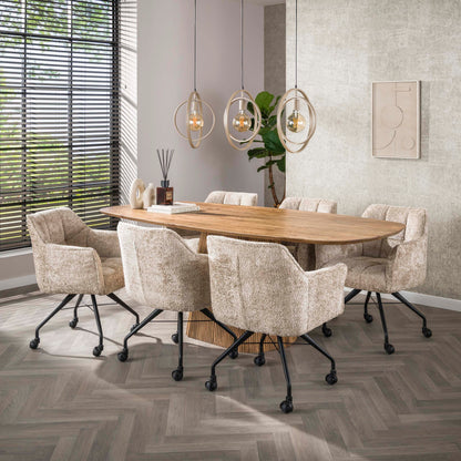 Pendelleuchte – 130×30×150 cm – Beige | Modell N0523