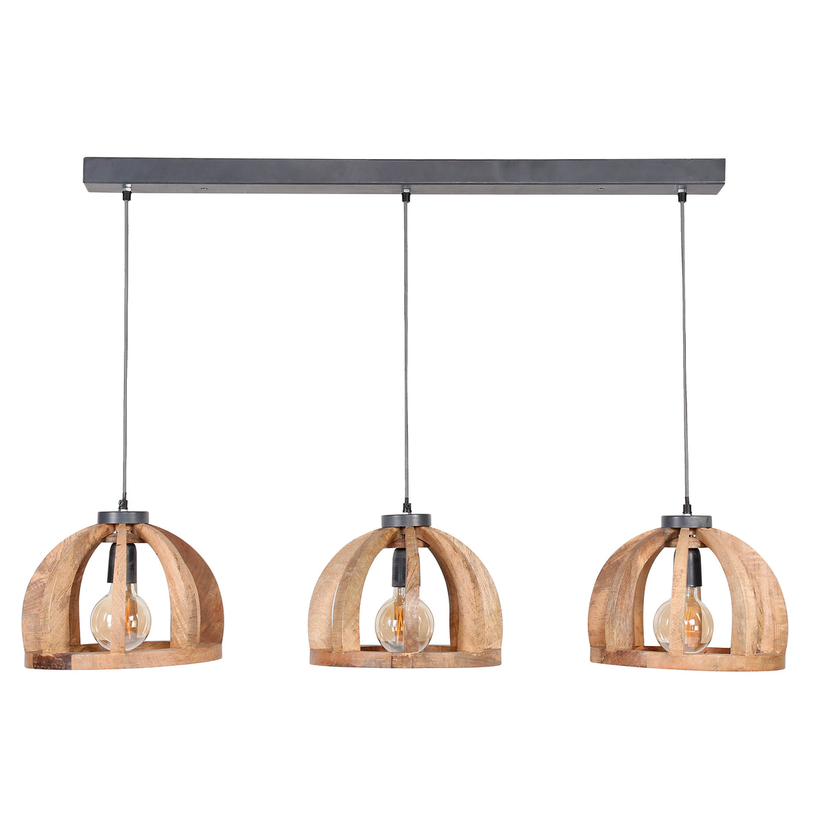 Pendelleuchte – 120×30×150 cm – Massiv Mango | Modell N0526