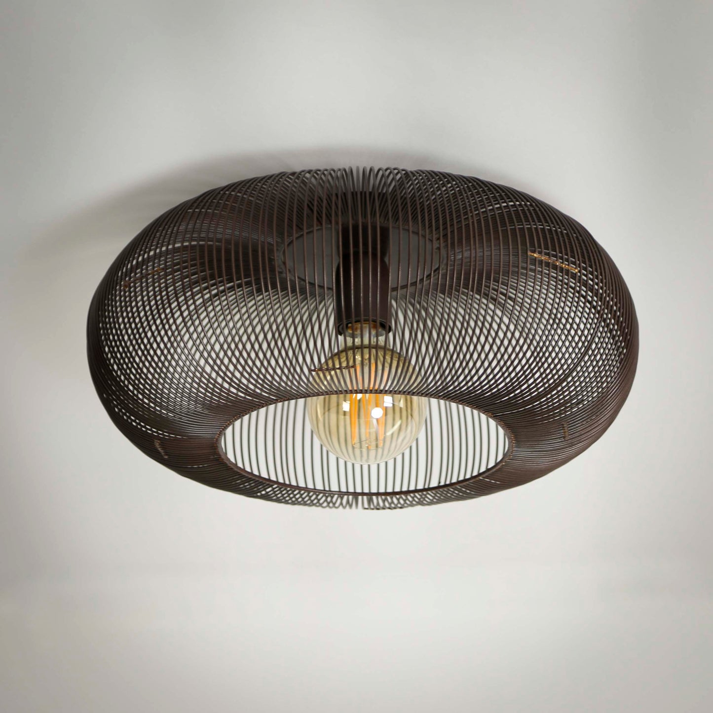 Deckenleuchte – 43×43×20 cm – Schwarznickel | Modell N0529