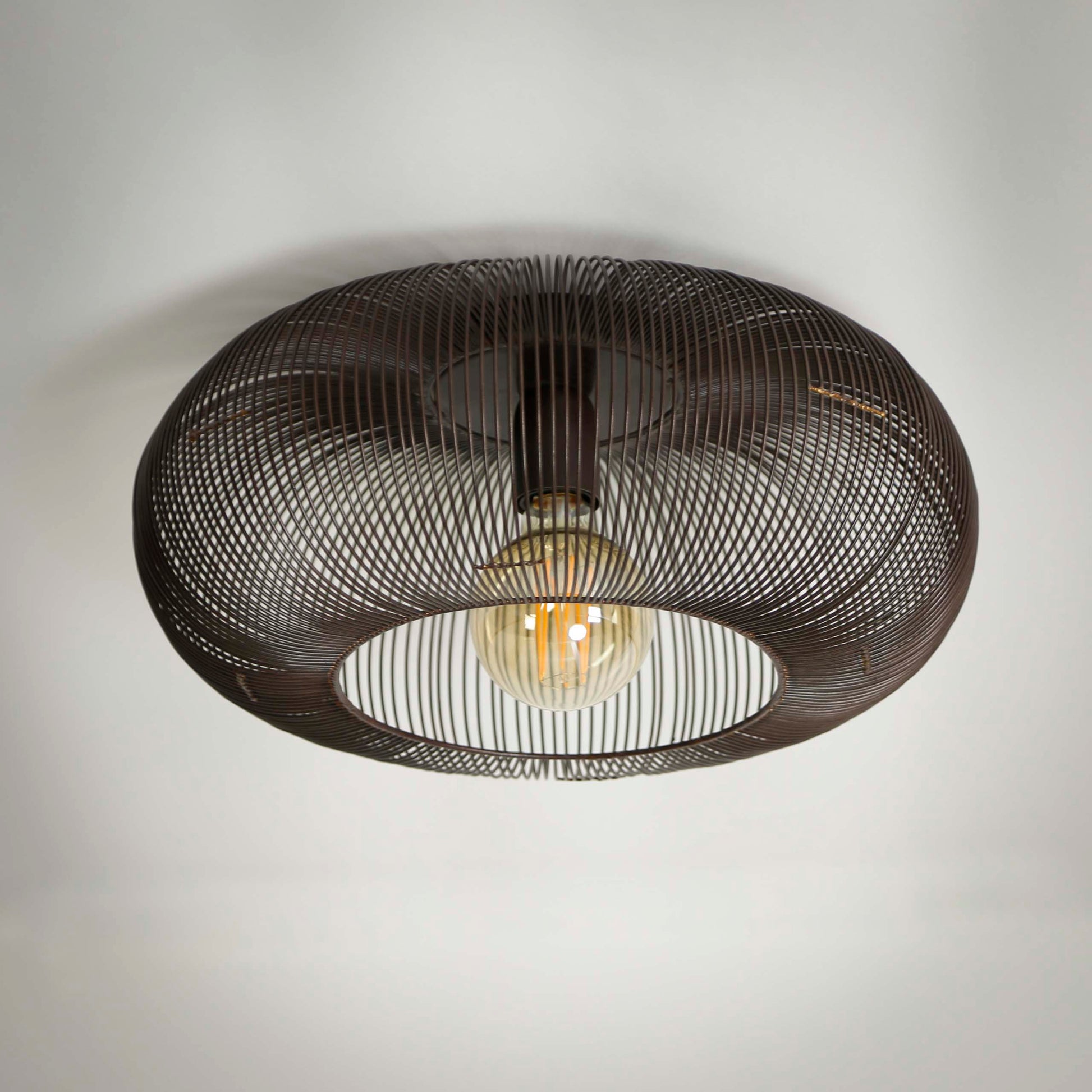 Deckenleuchte – 43×43×20 cm – Schwarznickel | Modell N0529
