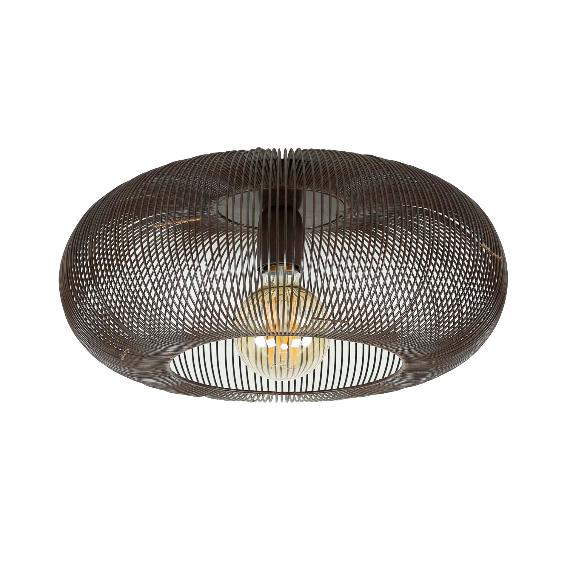 Deckenleuchte – 43×43×20 cm – Schwarznickel | Modell N0529