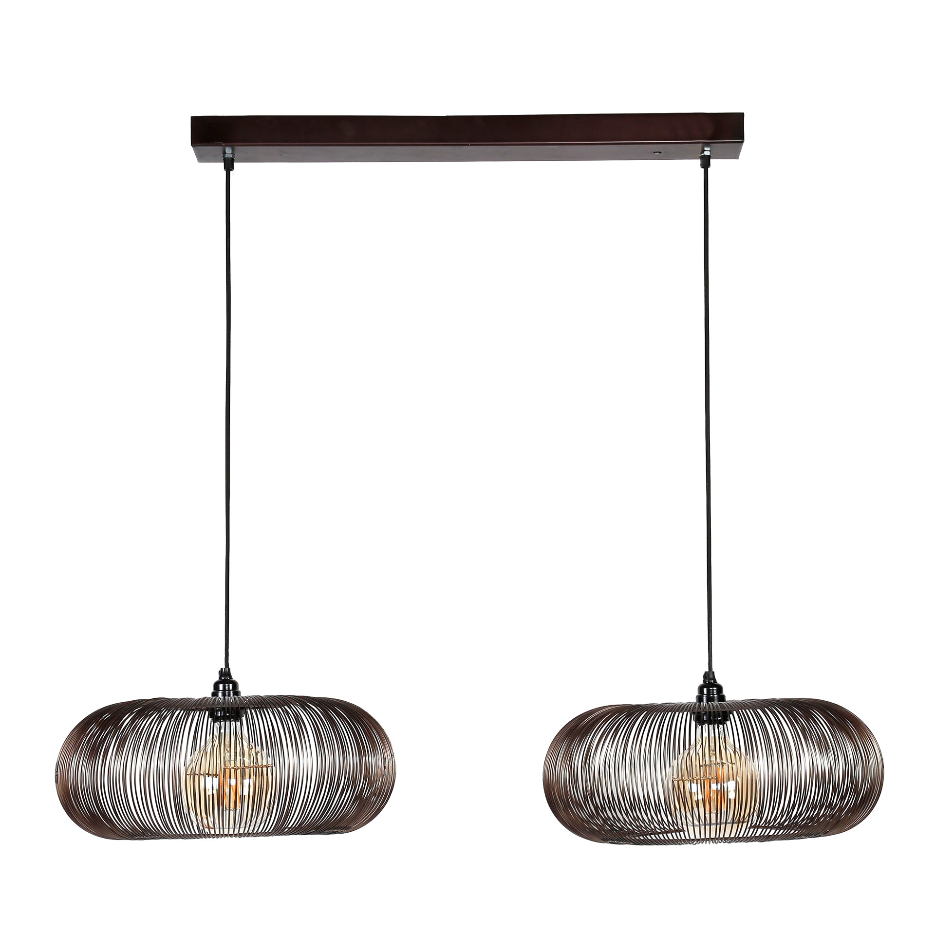 Pendelleuchte – 102×43×150 cm – Schwarznickel | Modell N0531