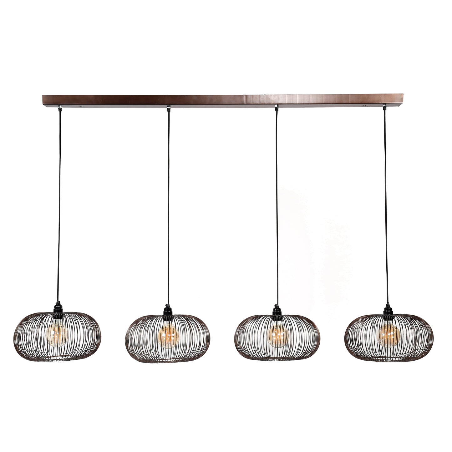 Pendelleuchte – 170×35×150 cm – Schwarznickel | Modell N0532