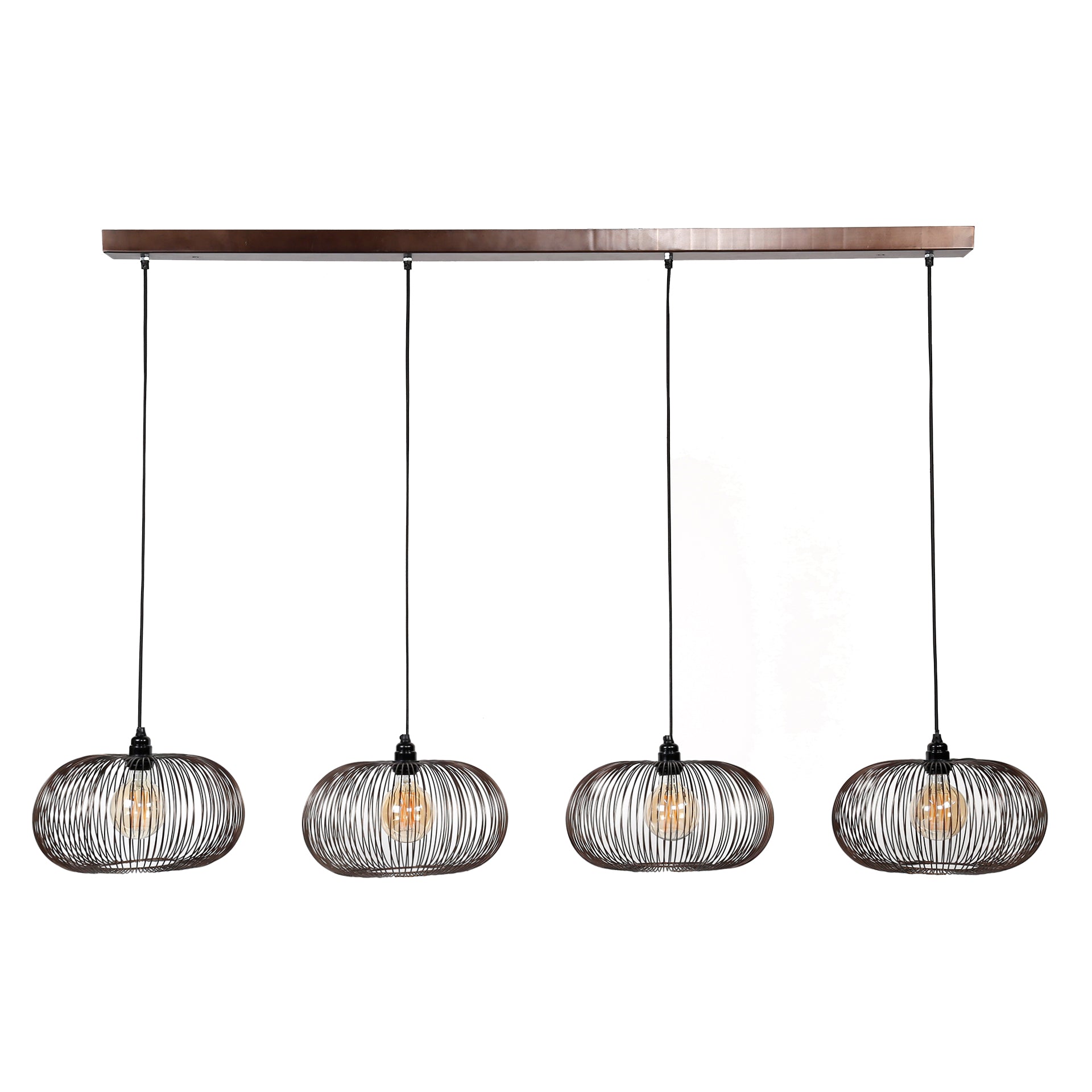 Pendelleuchte – 170×35×150 cm – Schwarznickel | Modell N0532