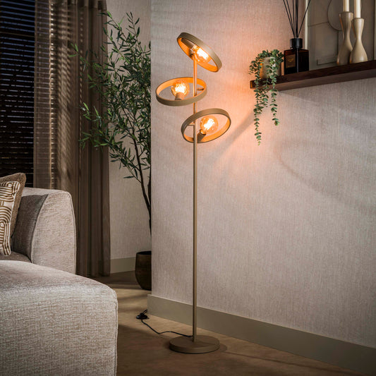 Stehleuchte – 40×40×155 cm – Beige | Modell N0536