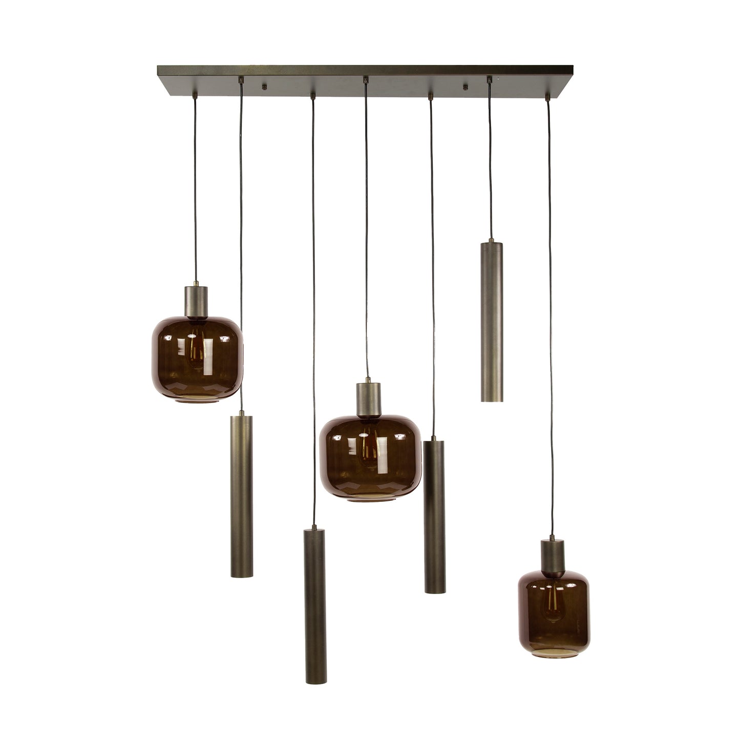 Pendelleuchte – 105×35×150 cm – Sienna braun | Modell N0547