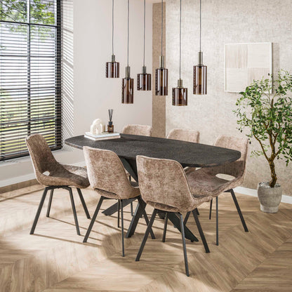 Pendelleuchte – 118×14×150 cm – Beige | Modell N0549
