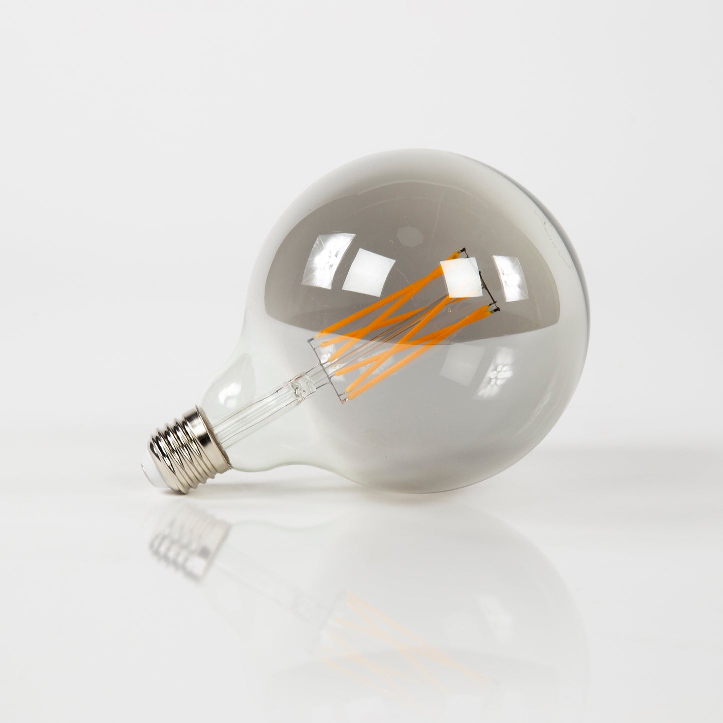 Leuchtmittel – led – 12,5×12,5×17,5 cm – Amberfarbenes Glas | Modell N0559