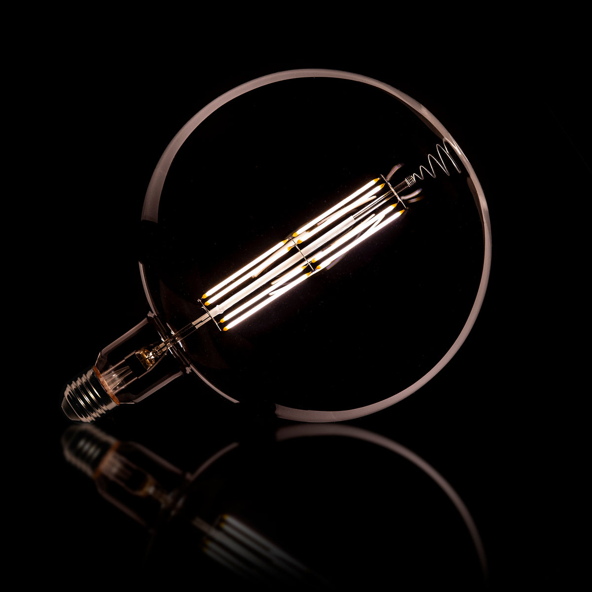 Leuchtmittel – led – 20×20×28 cm – Amberfarbenes Glas | Modell N0560