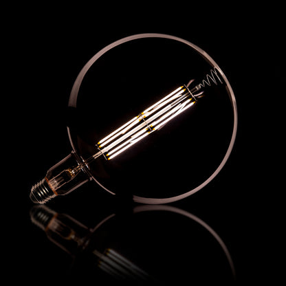 Leuchtmittel – led – 20×20×28 cm – Amberfarbenes Glas | Modell N0560