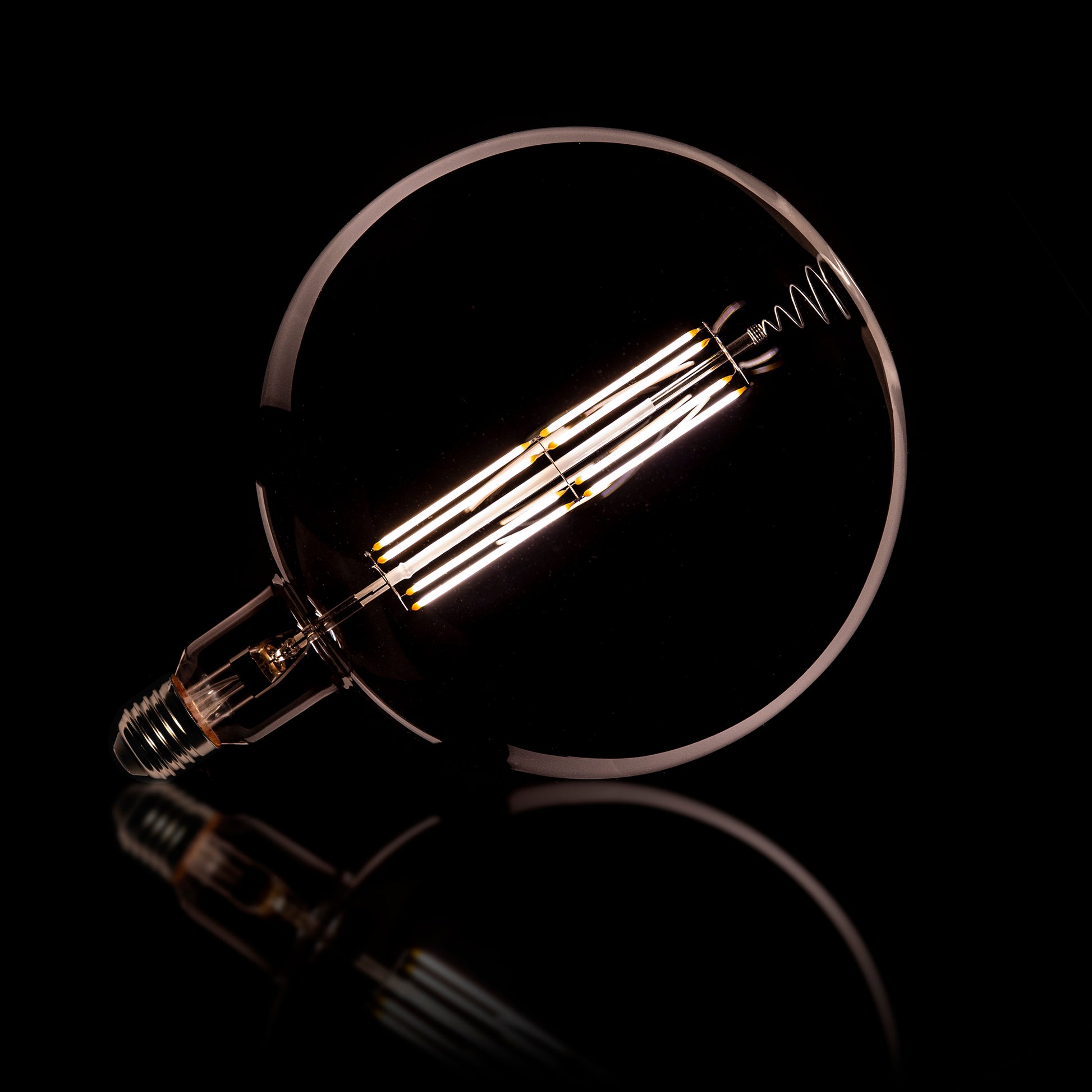 Leuchtmittel – led – 20×20×28 cm – Amberfarbenes Glas | Modell N0560