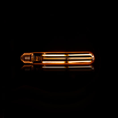 Leuchtmittel – led – 3×3×18,5 cm – Amberfarbenes Glas | Modell N0562