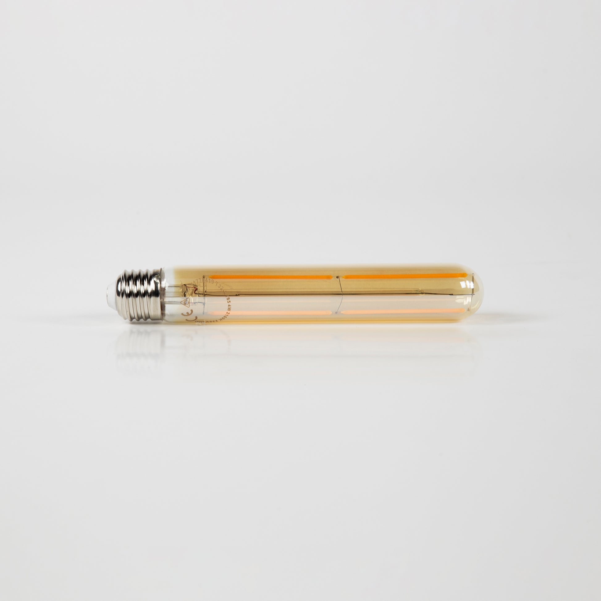 Leuchtmittel – led – 3×3×18,5 cm – Amberfarbenes Glas | Modell N0562