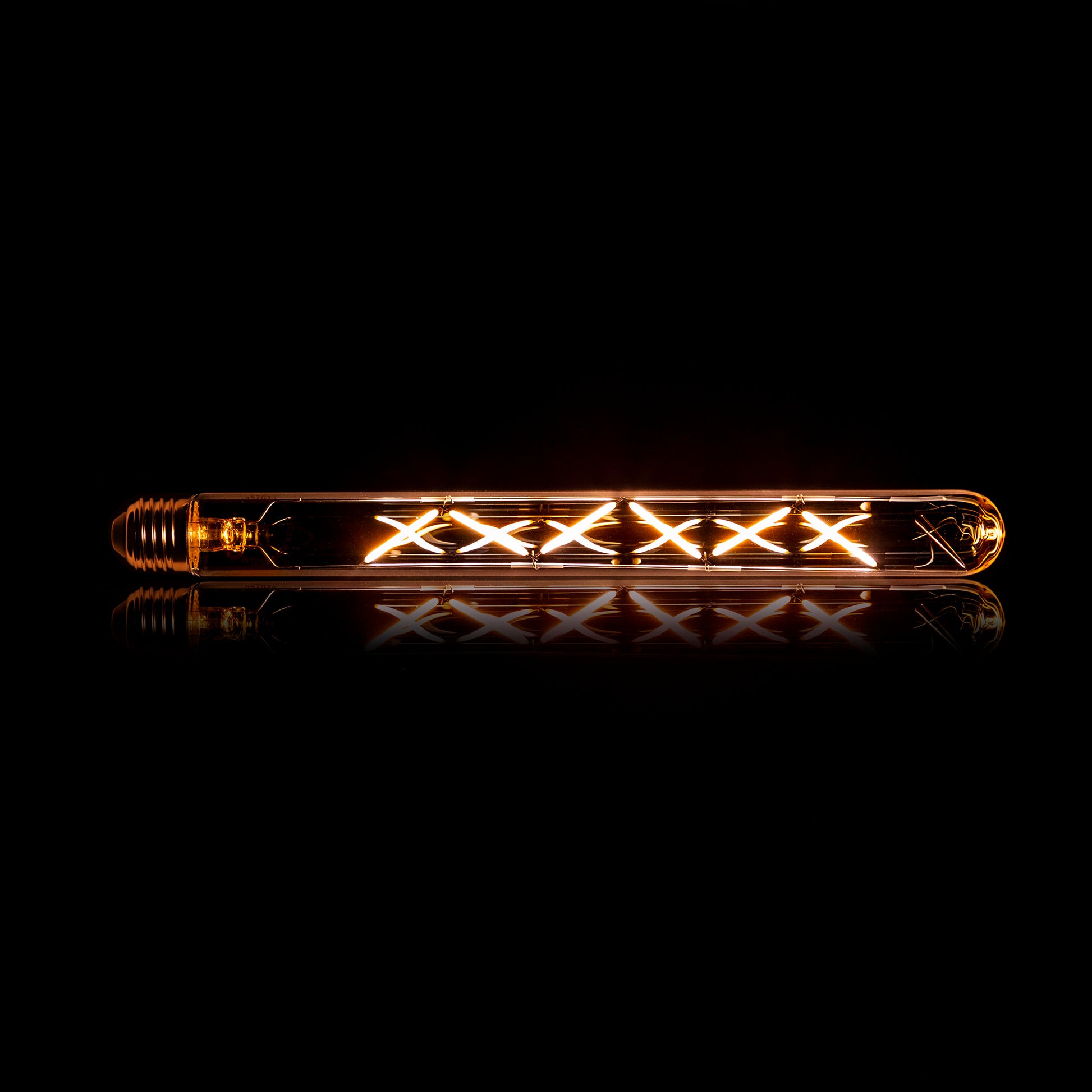 Leuchtmittel – led – 3×3×30 cm – Amberfarbenes Glas | Modell N0563