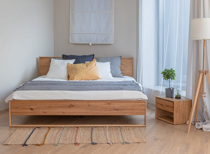 Arona Massivholz Eichen Bett – Stilvolles Schlafen