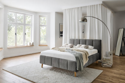 Polsterbett Alva – graphit Nr. 18 – 140x200 cm – Produktbild