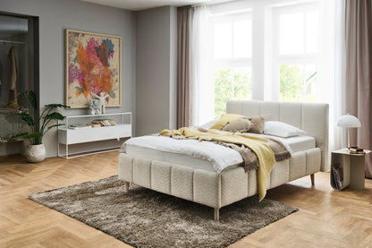 Polsterbett Alva – cream Nr. 20 – 140x200 cm – Produktbild