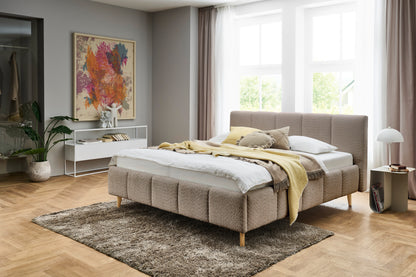 Polsterbett Alva – cappuccino Nr. 04 – 160x200 cm – Produktbild