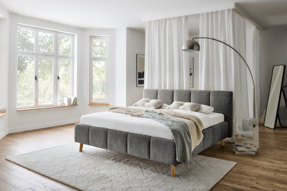 Polsterbett Alva – graphit Nr. 18 – 160x200 cm – Produktbild