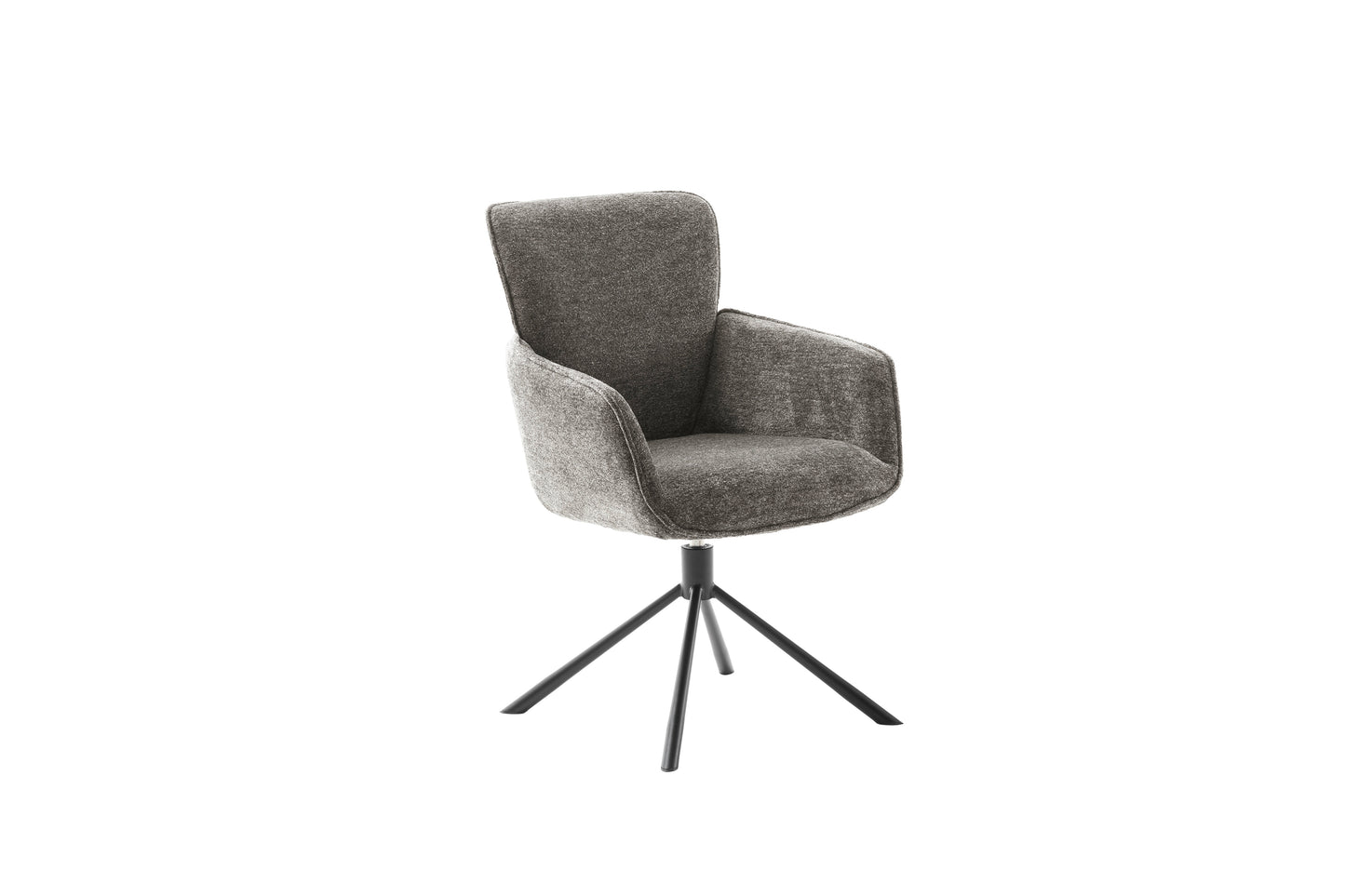 AMBER 4-Fuß Stuhl mit Armlehnen - 2er Set