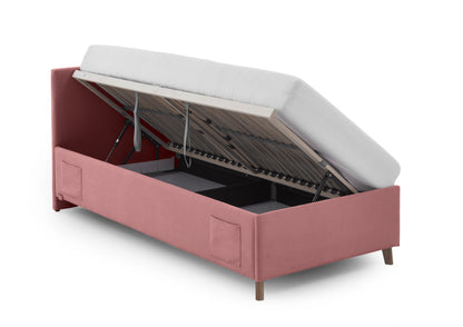 Polsterbett Cool inkl. Bettkasten von meise.möbel – Rose Nr. 06 – 90x200 cm – Bettkasten / Funktion