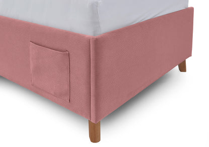 Polsterbett Cool inkl. Bettkasten von meise.möbel – Rose Nr. 06 – 90x200 cm – Detail