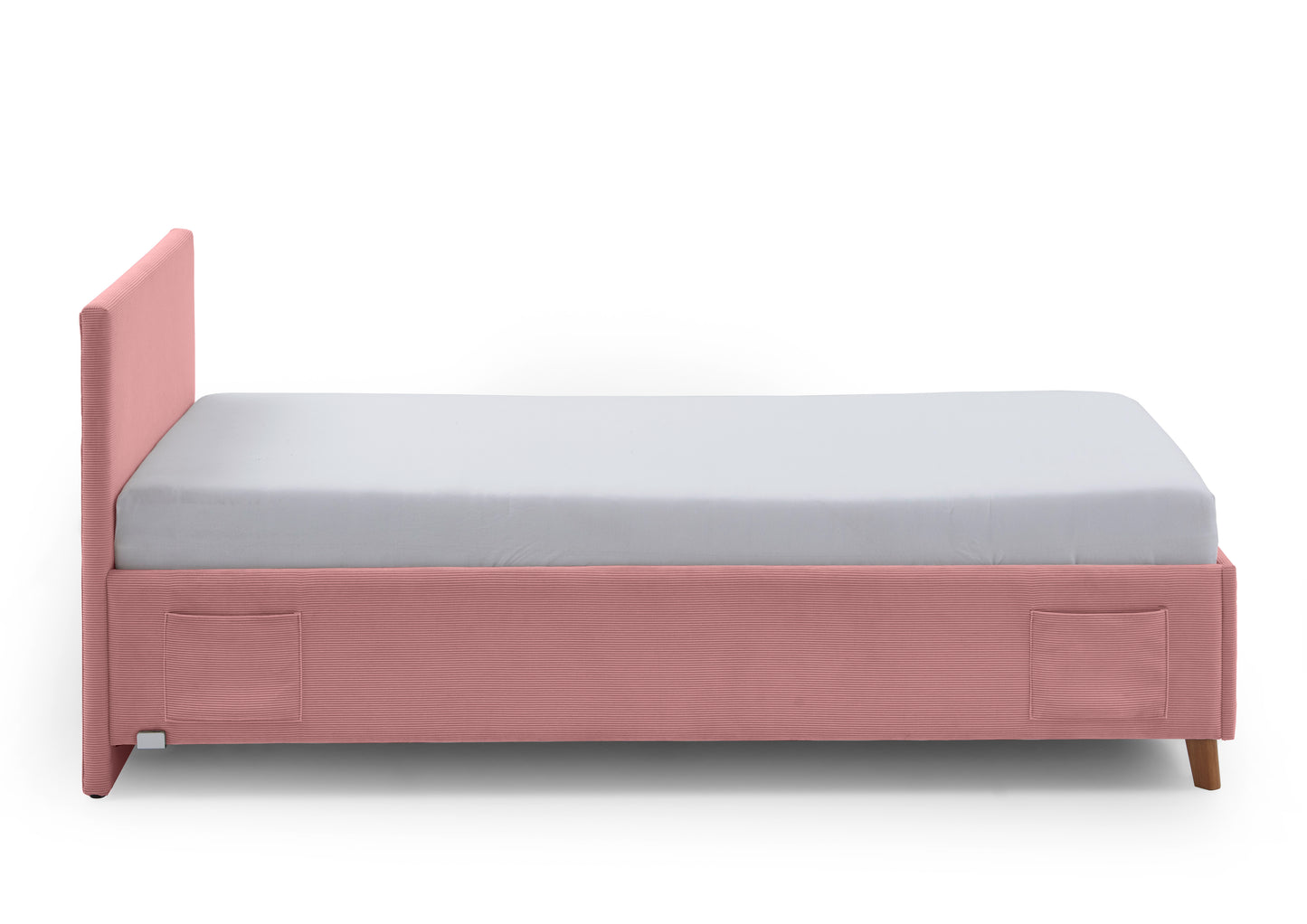Polsterbett Cool von meise.möbel – Rose Nr. 06 – 90x200 cm – Seitenansicht