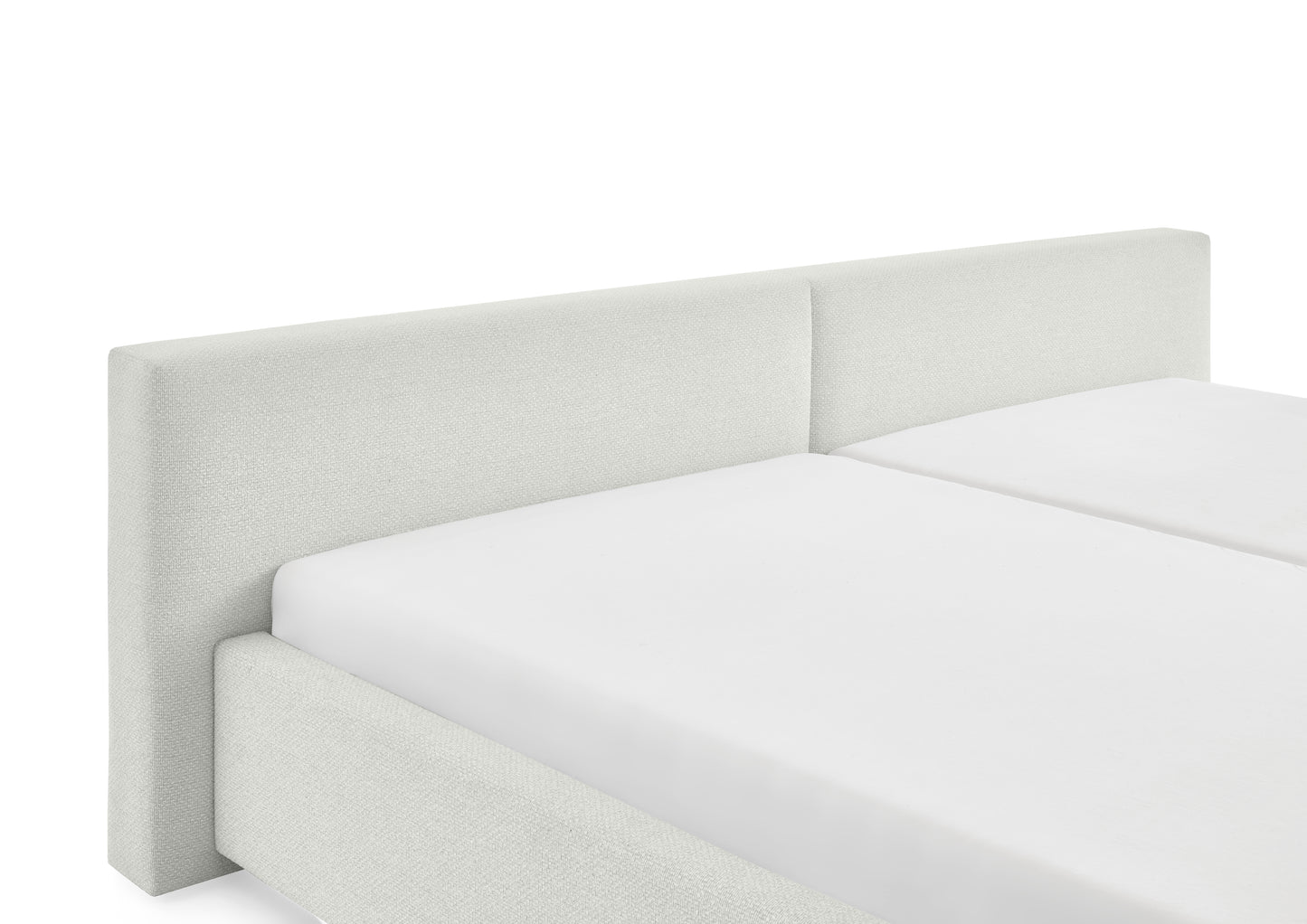 Polsterbett Cube von meise.möbel – White Nr. 01 – 240x200 cm – Detail