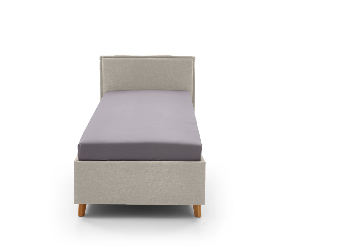 Polsterbett FUN von meise.möbel – Beige Nr. 03 – 90x200 cm – Frontalansicht