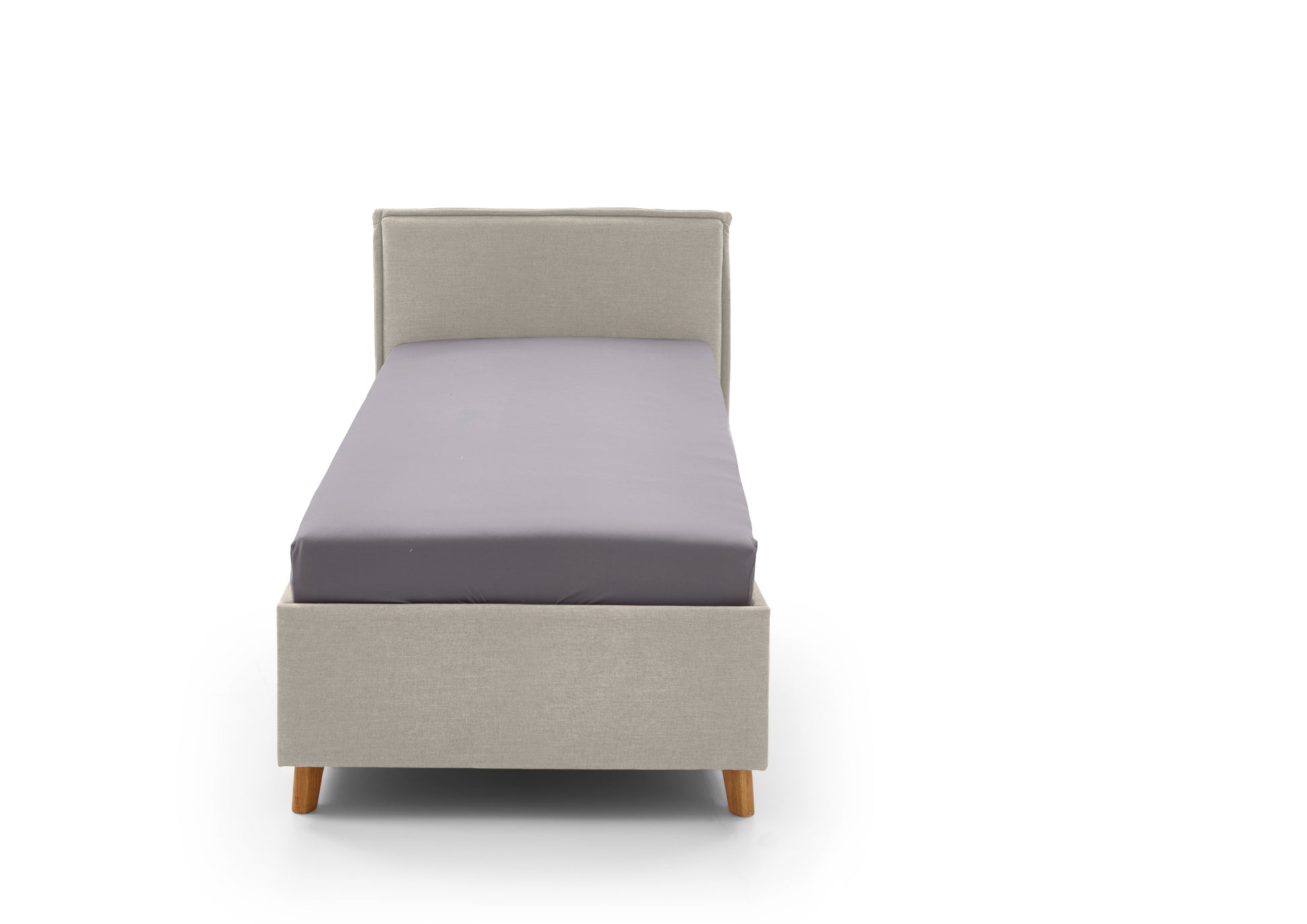 Polsterbett FUN von meise.möbel – Beige Nr. 03 – 90x200 cm – Frontalansicht