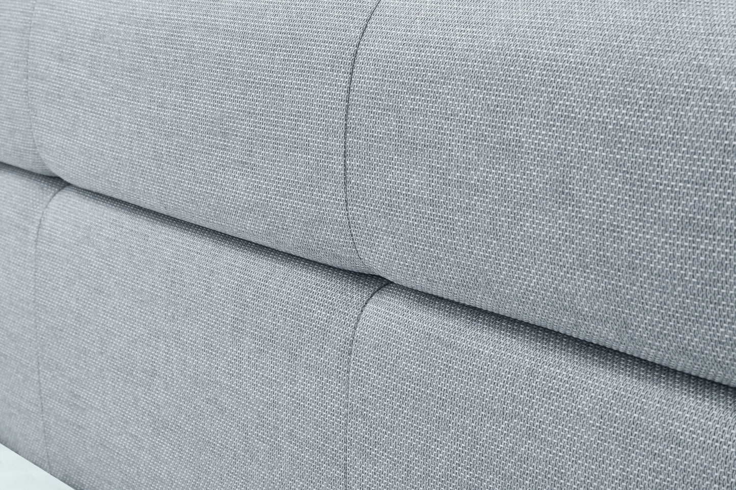 Polsterbett Lotte inkl. Bettkasten von meise.möbel – Pastellblau Nr. 70 – 160x200 cm – Detail