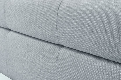 Polsterbett Lotte inkl. Bettkasten von meise.möbel – Pastellblau Nr. 70 – 160x200 cm – Detail