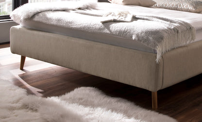 Polsterbett Lotte inkl. Bettkasten von meise.möbel – Beige Nr. 09 – 160x200 cm – Detail