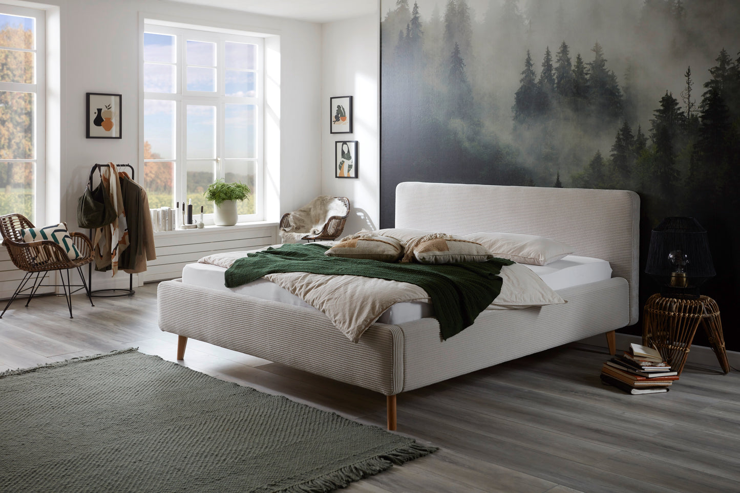 Polsterbett Mattis von meise.möbel – Beige Nr. 100 – 160x200 cm – Produktbild