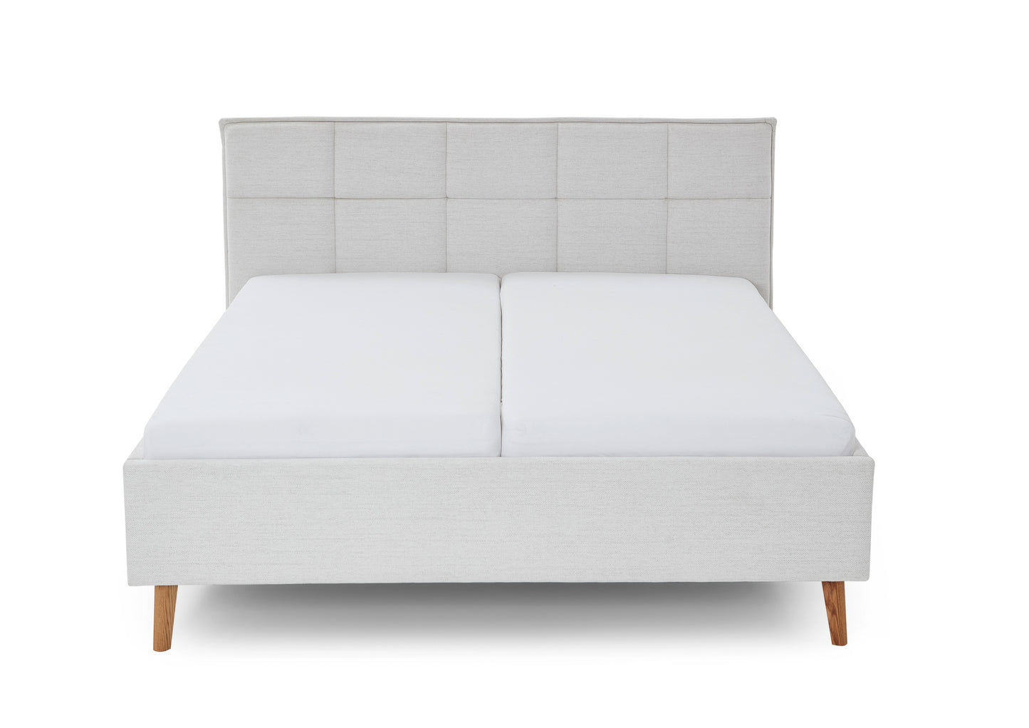 Polsterbett Paulo von meise.möbel – Beige Nr. 02 – 160x200 cm – Frontalansicht