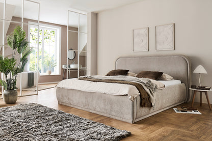 Polsterbett Soma inkl. Bettkasten von meise.möbel – beige Nr. 05 – 160x200 cm – Produktbild