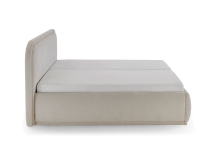 Polsterbett Soma von meise.möbel – cream Nr.02 – 160x200 cm – Seitenansicht